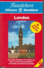 Baedekers Allianz Reiseführer London - Ausgabe 1988 Mit großem Stadtplan