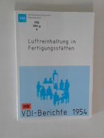 Luftreinhaltung in Fertigungsstätten VDI-Berichte 1954 Tagung Stuttgart, 7. und 8. November 2006