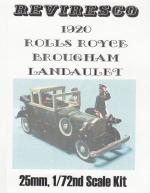 Rolls Royce 1920 - Limousine Brougham Chassis als Landauer - Zinnbausatz - 1:72 / 25mm