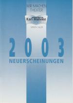 Neuerscheinungen 2003