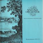Staatliches Sinfonieorchester Schwerin, Staatliches Sinfonieorchester Schwerin,
