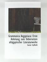 Grammatica Aegyptiaca: Erste Anleitung zum Übersetzen Altägyptischer Literaturwerke