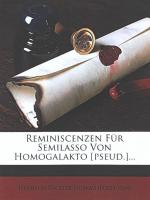 Reminiscenzen für Semilasso von Homogalakto.