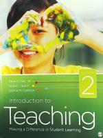 Introduction to Teaching: Making a Difference in Student Learning