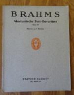 Akademische Fest-Ouvertüre für großes Orchester op. 80 (Für Klavier zu 4 Händen)
