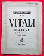 CIACCONA. (G moll - G minor - Sol mineur) (Violine & Piano.bearb. v. Ferdinand David)