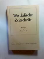 Westfälische Zeitschrift  Register zu Band 76- 85