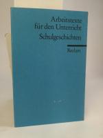 Klaus-Dieter Metz: Schulgeschichten (Arb