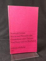Reinhold Grimm: Brecht und Nietzsche ode