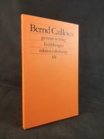 Bernd Cailloux: german writing Erzählung