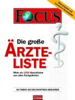 Focus: Die große Ärzte-Liste: Mehr als 1