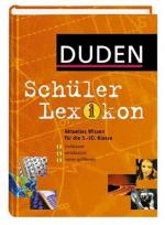Duden-Schülerlexikon hrsg. und bearb. vo Duden-Schülerlexikon hrsg. und bearb. vo