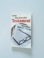Selzam, Wilfried von: Das korrekte Testa Selzam, Wilfried von: Das korrekte Testa