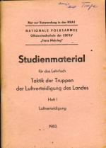 Studienmaterial für das Lehrfach Taktik 