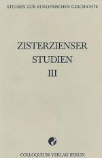 Zisterzienser - Studien III.