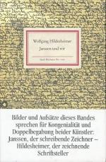 Hildesheimer, Wolfgang und Horst Janssen Hildesheimer, Wolfgang und Horst Janssen