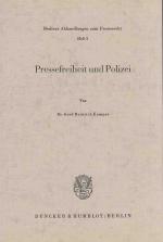 Kemper, Gerd H.: Pressefreiheit und Poli