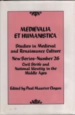 Clogan, Paul Maurice (ed.): Medievalia e