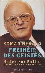 Freiheit des Geistes. Reden zur Kultur. Hrsg. von Manfred Bissinger.