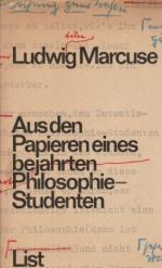 Ludwig Marcuse: Aus den Papieren eines b