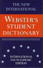 The  new international Webster