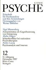 Psyche  51. Jahrgang 1997, Heft 12.