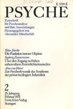 Psyche  25. Jahrgang 1971, Heft 2.