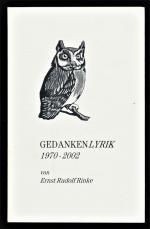 Gedanken : Lyrik 1970 bis 2002 (mit Signatur von Rinke, Ernst Rudolf)