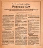 Gebietsunterkunftsverzeichnis Pommern 1939.