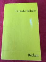 Hartmut Laufhütte: Deutsche Balladen Hartmut Laufhütte: Deutsche Balladen