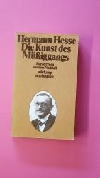 Hermann Hesse: DIE KUNST DES MÜSSIGGANGS
