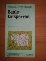 Wanderkarte Saaletalsperren Maßstab 1:50.000