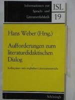 Hans Weber: Aufforderungen zum literatur Hans Weber: Aufforderungen zum literatur
