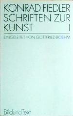 Schriften zur Kunst, 2 Bde., Bd.1 (Bild und Text)