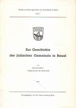 Johannes Bücher: Zur Geschichte der jüdi