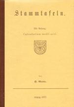 H Grote: Stammtafeln.