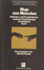 Petzold (Hrsg.), Hilarion: Wege zum Mens Petzold (Hrsg.), Hilarion: Wege zum Mens