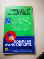 Baden-Baden - Kompass Wanderkarte 872 Murgtal - Bad Herrenalb