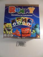 Disney Pixar - Klassisches Familienspiel - Rummy Card [Brettspiel]. ACHTUNG! FÜR KINDER UNTER 3 JAHREN NICHT GEEIGNET!