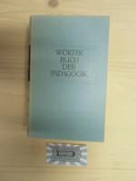 Wörterbuch der Pädagogik. Kröners Taschenausgabe Band 94.