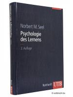 Seel, Norbert M.: Psychologie des Lernen Seel, Norbert M.: Psychologie des Lernen
