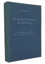 Die geistigen Hintergründe der sozialen Frage, Band I, II, III und IV (alle vier Bände)