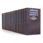Adorno, Theodor W.: Gesammelte Schriften Adorno, Theodor W.: Gesammelte Schriften