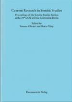 Current Research in Semitic Studies