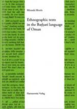 Miranda Morris: Ethnographic texts in th