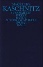 Die autobiographische Prosa I