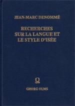 Recherches sur la langue et le style d'Isée