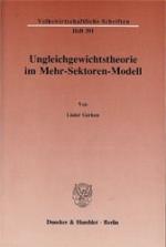 Ungleichgewichtstheorie im Mehr-Sektoren-Modell