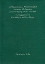 Die Südosteuropa-Wissenschaften im neuen
