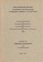 Bernhard Herzhoff: Zwei gnostische Psalm